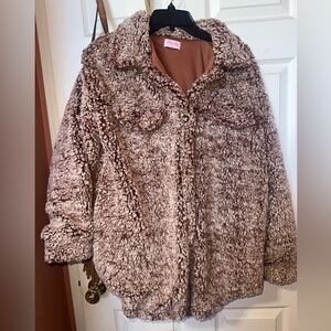 Pink Lily brown shacket